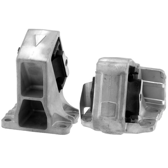 Front Left & Front Right Engine Mounts 2PCS Compatible With Ram 2500, 3500 22-19 L6-6.7L. Parts 3581, 3582 (Automatic Transmission)