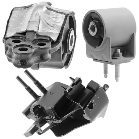 Front Left, Front Right Engine Mounts & Rear Automatic Transmission Mount 3PCS Set. Part Numbers: 3636, 3371, 3425