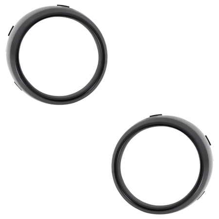 Front Left and Front Right Fog Light Trim Compatible With Kia Soul EX 4 Cyl 2.0L Soul + 4 Cyl 2.0L 2017-2019 KI1038124 KI1039124 86515B2510 86516B2510