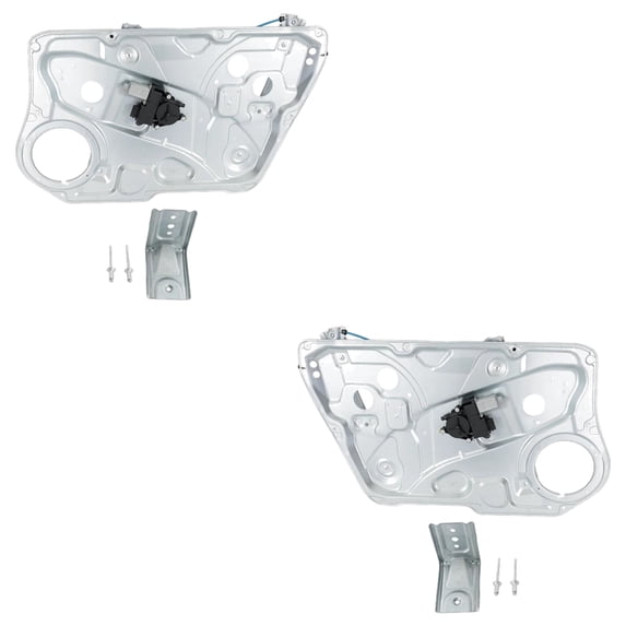 Front Left and Front Right Window Regulator Compatible With Hyundai Genesis 4.6 8 Cyl 4.6L Genesis 3.8 6 Cyl 3.8L 2009-2010 By 824013M000-PFM 824023M000-PFM