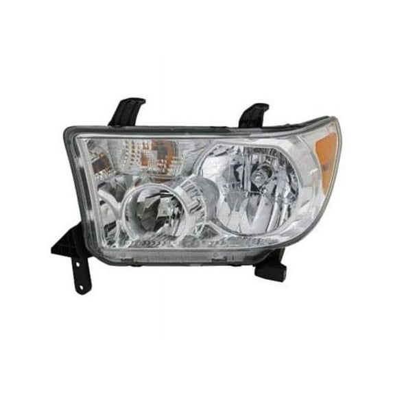 Front Left Headlight Assembly - Compatible with 2007 - 2013 Toyota Tundra 2008 2009 2010 2011 2012