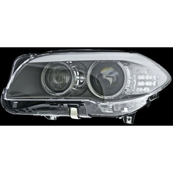 Front Left Headlight Assembly - Compatible with 2011 - 2013 BMW 550i F10 2012