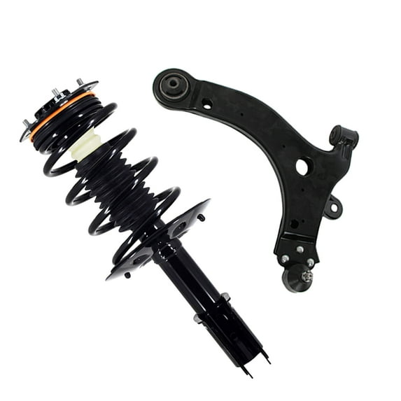 Front Left Lower Control Arm Ball Joint-Quick Complete Strut-Coil Spring Assembly For 2000-2005 Chevrolet Impala Exc. Taxi Package