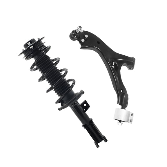 Front Left Lower Control Arm Ball Joint-Quick Complete Strut-Coil Spring Assembly For 2007-2009 Chevrolet Equinox