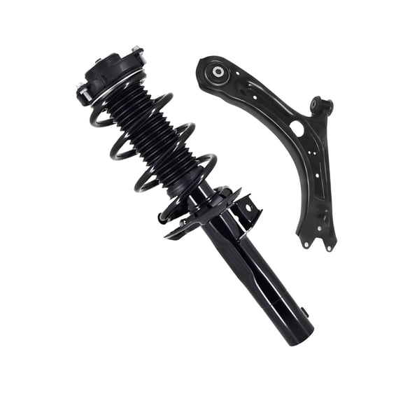 Front Left Lower Control Arm Ball Joint-Quick Complete Strut-Coil Spring Assembly For 2012-2019 Volkswagen Beetle