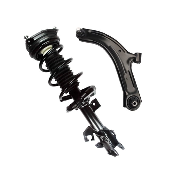 Front Left Lower Control Arm Ball Joint-Quick Complete Strut-Coil Spring Assembly For 2009-2014 Nissan Cube