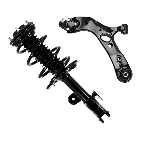 Front Left Lower Control Arm Ball Joint-Quick Complete Strut-Coil Spring Assembly For 2015-2017 Lexus NX200T