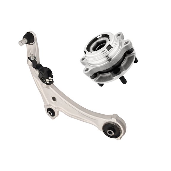 Front Left Lower Control Arm Ball Joint-Wheel Hub Bearing Assembly For 2007-2013 Nissan Altima