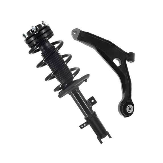 Front Left Lower Control Arm-Quick Complete Strut-Coil Spring Assembly For 2011-2014 Chrysler 200