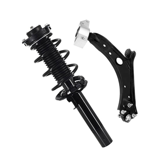 Front Left Lower Control Arm-Quick Complete Strut-Coil Spring Assembly For 2012-2016 Volkswagen EOS