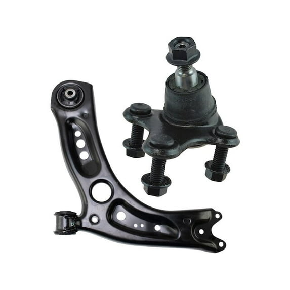 Front Left Lower Control Arm and Ball Joint Kit 2 Piece - Compatible with 2017 - 2018 Volkswagen Golf Alltrack
