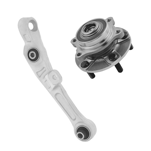 Front Left Lower Forward Control Arm-Wheel Hub Bearing Assembly For 2003 2004 Nissan 350Z