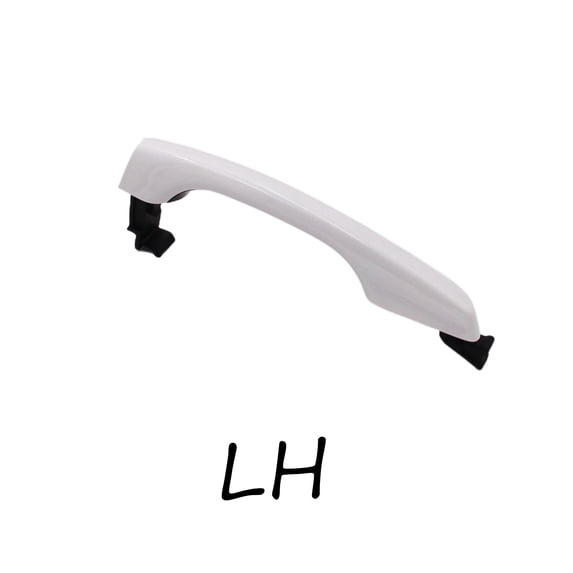 Front Left Outside Door Handle White for 2017 2018 2019 2020 Hyundai Elantra