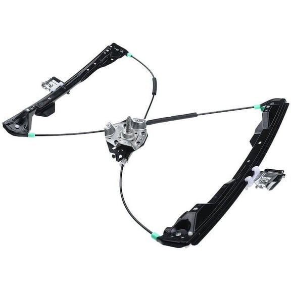 Front Left Power Window Regulator Assembly 1 - Compatible with 2001 - 2007 Ford Focus Hatchback 2-Door - Autopart Premium
