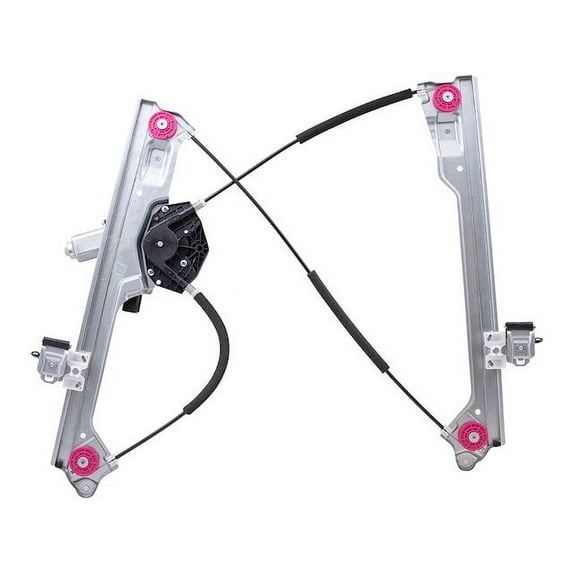 Front Left Power Window Regulator and Motor Assembly - Compatible with 2019 GMC Sierra 1500 Limited Extended Cab Pickup 4-Door 5.3L V8 Naturally Aspirated OHV GAS