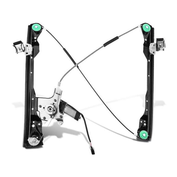 Front Left Power Window Regulator and Motor Assembly 1 - Compatible with 2000 - 2007 Ford Focus Hatchback 2-Door - Autopart Premium