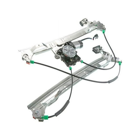 Front Left Power Window Regulator and Motor Assembly 1 - Compatible with 2002 - 2009 Chevy Trailblazer Sport Utility 2003 2004 2005 2006 2007 2008