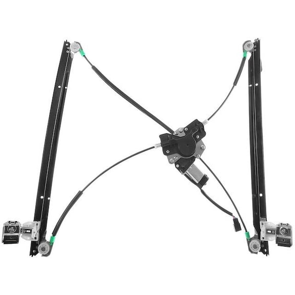 Front Left Power Window Regulator and Motor Assembly 1 - Compatible with 2004 - 2007 Dodge Caravan Mini Passenger Van 2005 2006