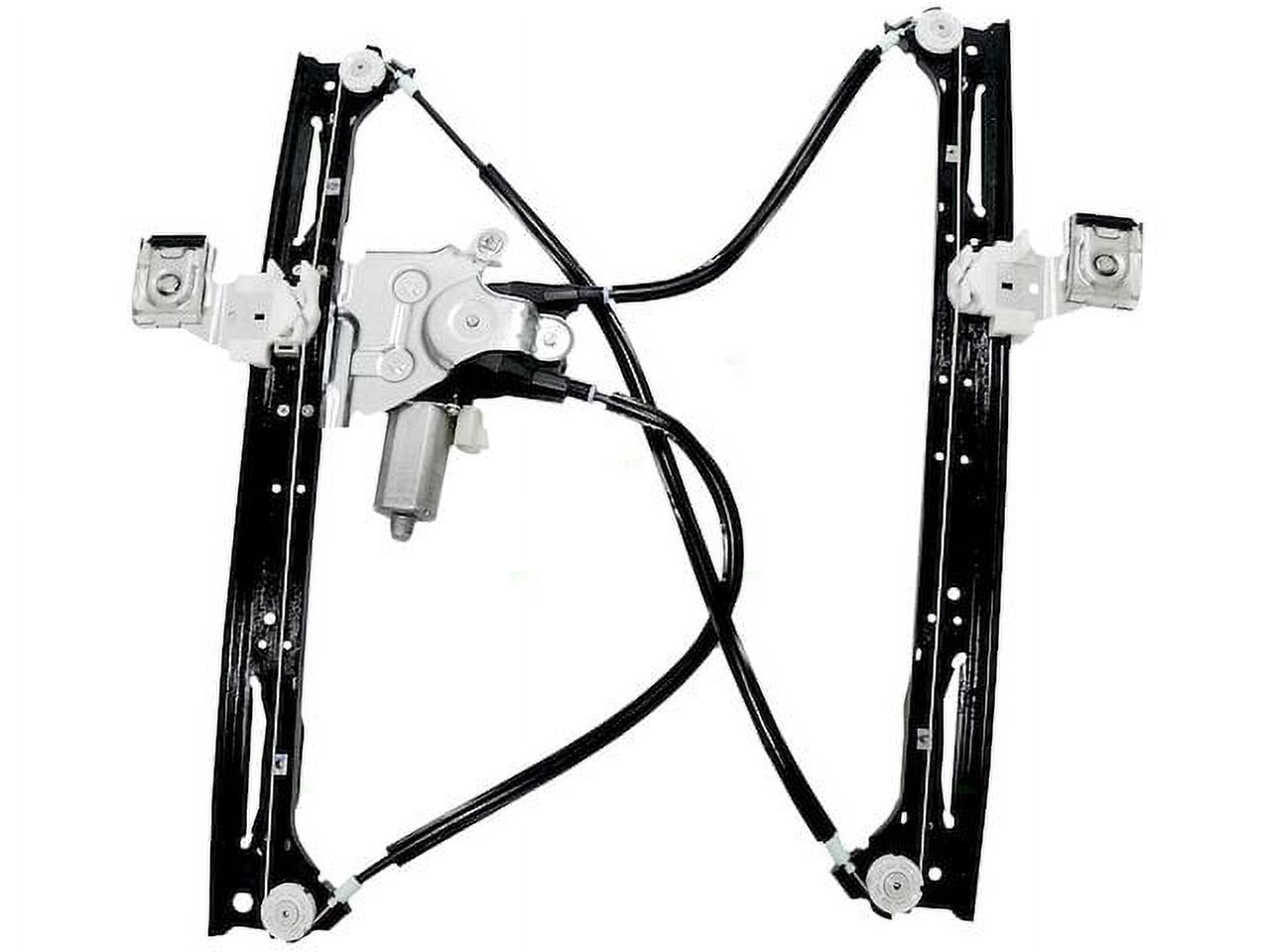 MOTORSPORTPLUS Front Left Window Regulator With Motor – For 2002-2009 Chevy Trailblazer GMC Envoy