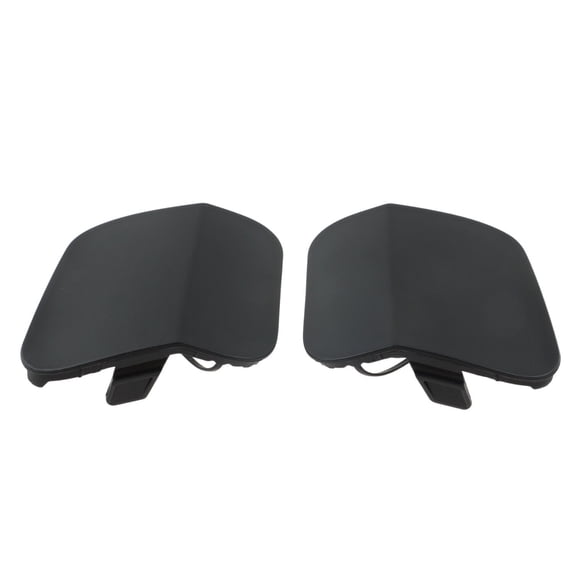 Front Left & Right Bumper Towing Hook Cover Plate Black for Highlander 20-23