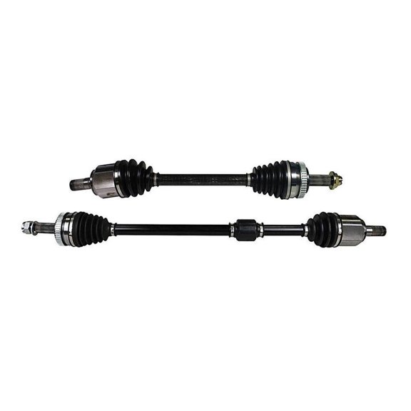 Front Left & Right CV Shaft Axles Kit with Grease and Nut - Bolt-on Mounting Style for Automatic Transmission