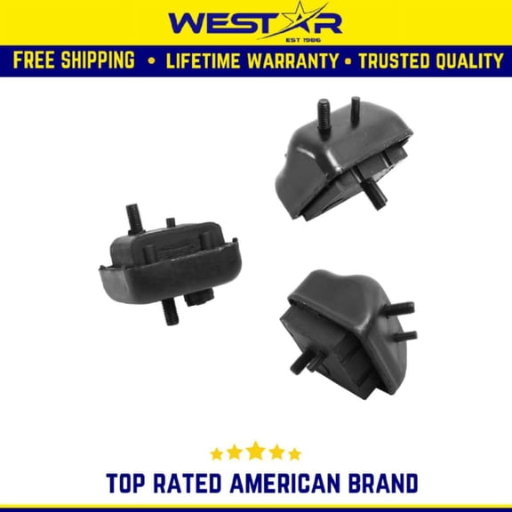 Front Left & Right Engine Mount Compatible for MAZDA B3000 B4000 BRONCO EXPLORER NAVAJO RANGER Replaces 2642 2643 2644