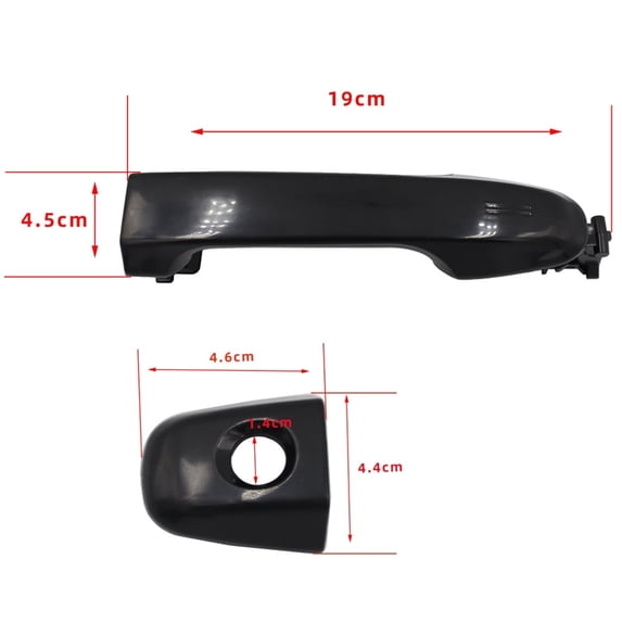 Front Left/Right Exterior Door Handle For 2012-17 Toyota Camry w/o Keyless Entry