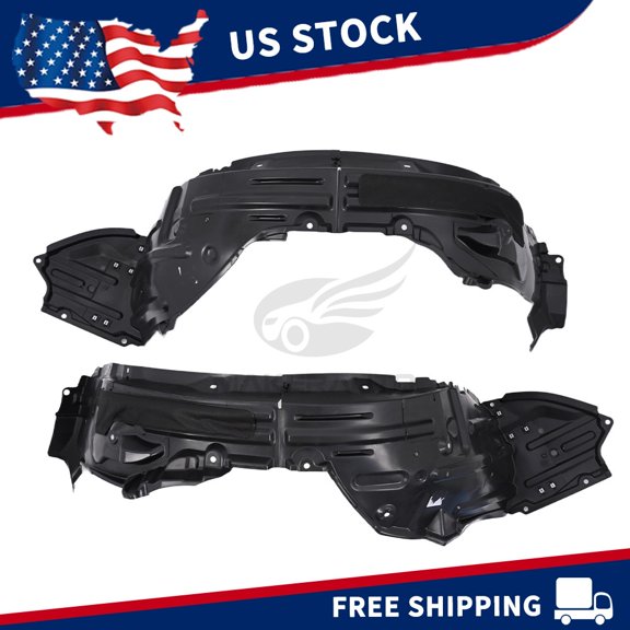 Front Left & Right Fender Liner Splash Guards for 2018-2019 Toyota C-HR