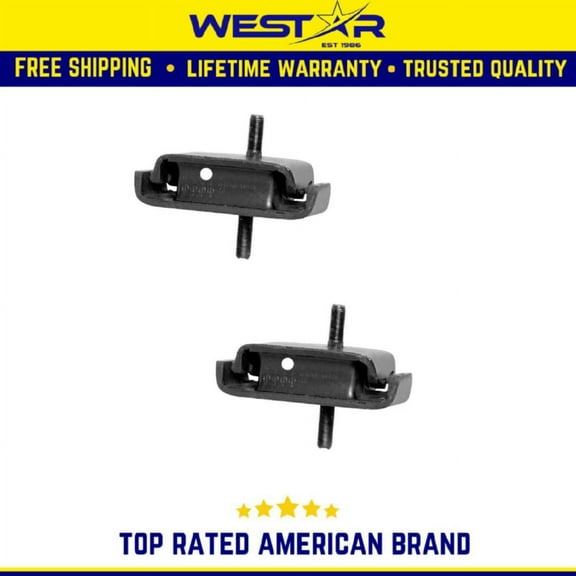 Front Left & Right Motor Mount 2PCS Set Compatible for Toyota Land Cruiser 3.4/4.0/4.2L Replaces 8163 8163