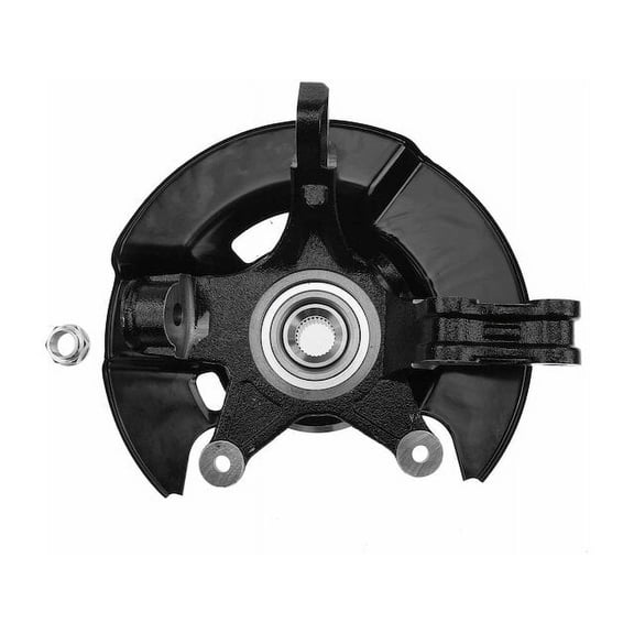 Front Left Steering Knuckle Assembly 1 - Compatible with 2003 - 2004 Honda Pilot 3.5L V6