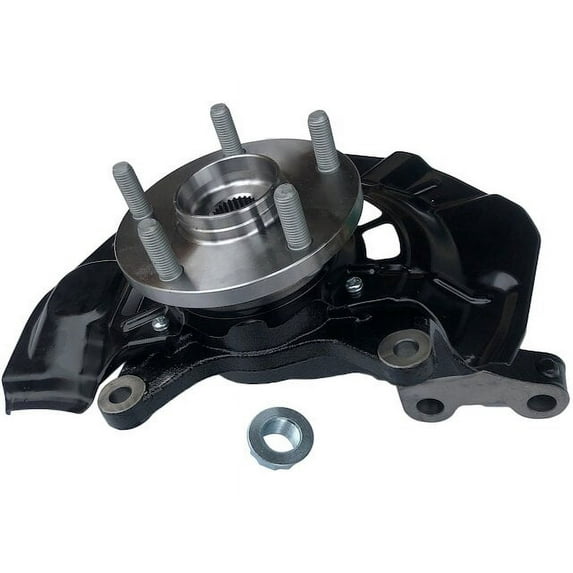 Front Left Steering Knuckle Kit - Compatible with 2007 - 2009 Toyota Camry 2.4L 4-Cylinder 2008