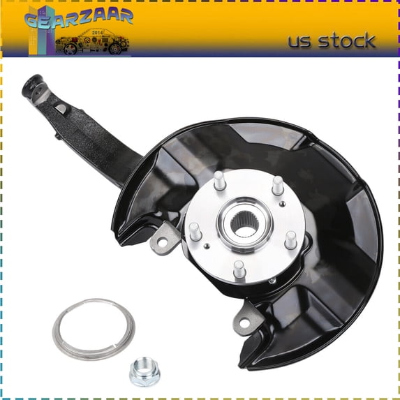 Front Left Steering Knuckle+Wheel Hub Bearing for 2009-12 Honda Accord Acura TSX