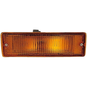 Front Bumper DRL & Turn Signal Lamps For Nissan D21 Hardbody 88-97 & Pathfinder 88-95 – Switchback LED, Smoked Lens
