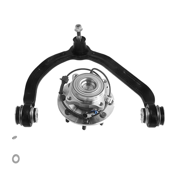 Front Left Upper Control Arm Ball Joint-Wheel Hub Bearing Assembly For 2003-2017 Chevrolet Express 3500 Under 9600 (lb) GVW