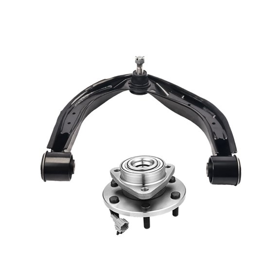 Front Left Upper Control Arm Ball Joint-Wheel Hub Bearing Assembly For 2004-2007 Nissan Titan