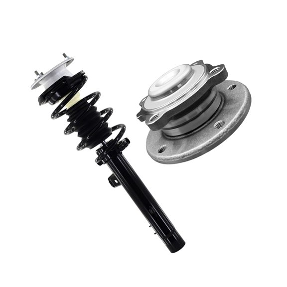 Front Left Wheel Hub Bearing Assembly-Quick Complete Strut-Coil Spring Assembly For 2006 BMW 325I Coupe