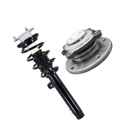 Front Left Wheel Hub Bearing Assembly-Quick Complete Strut-Coil Spring Assembly For 2013-2015 BMW X1