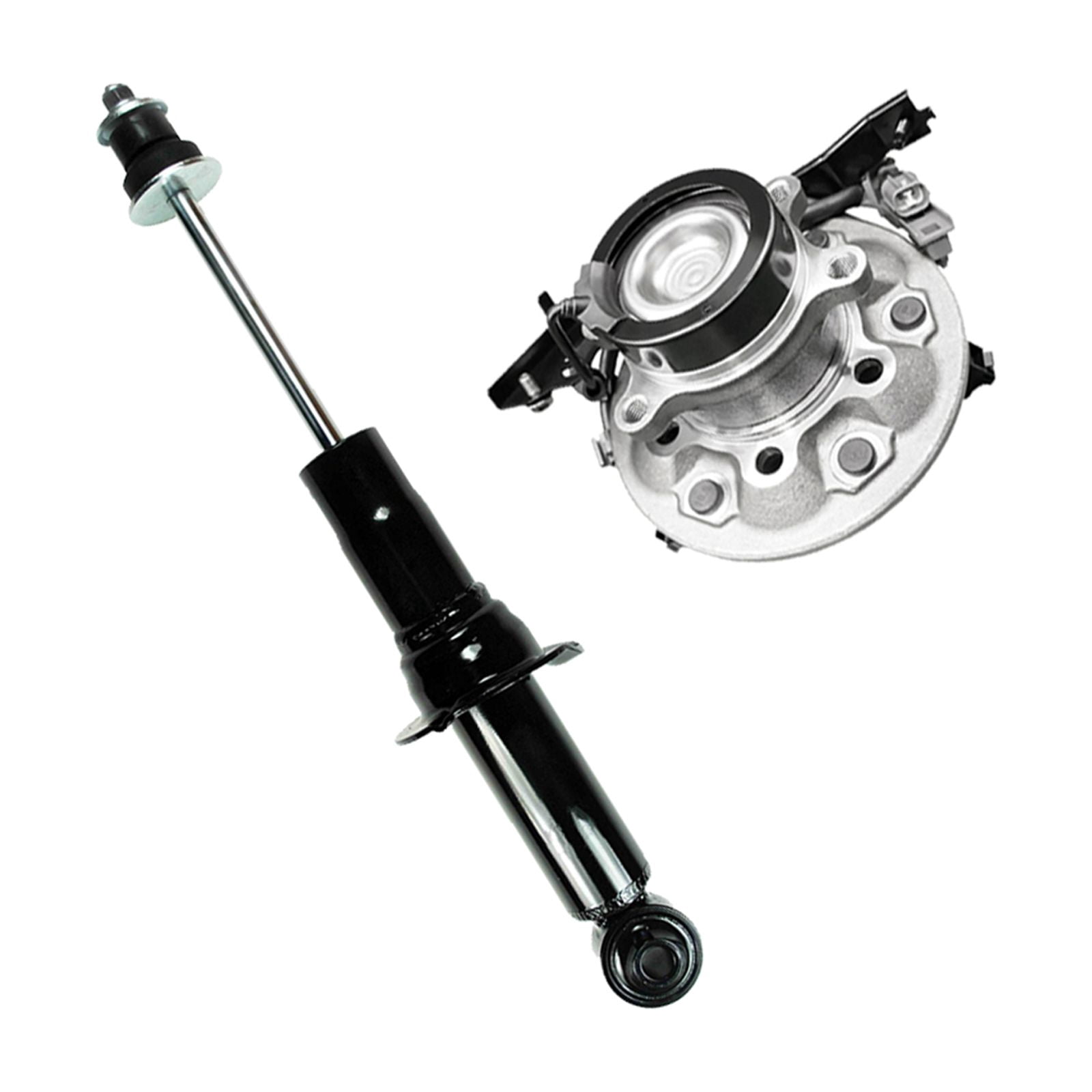 Front Left Wheel Hub Bearing Assembly-Suspension Strut Assembly For 2004-2008 Chevrolet Colorado