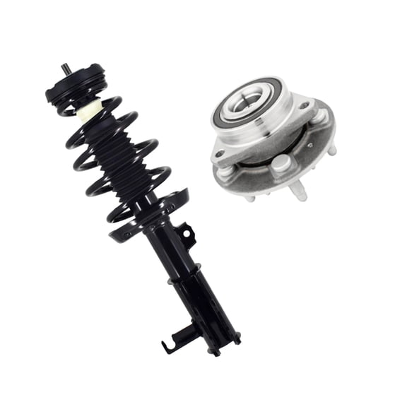 Front Left Wheel Hub Bearing-Quick Complete Strut-Coil Spring For 2014-2020 Chevrolet Impala