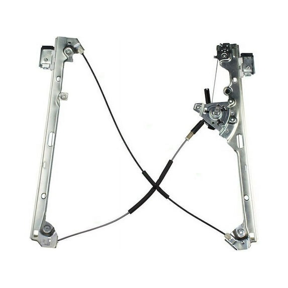 Front Left Window Regulator - Compatible with 2007 GMC Sierra 1500 HD Classic Crew Cab Pickup 4-Door 6.0L V8 Naturally Aspirated OHV GAS