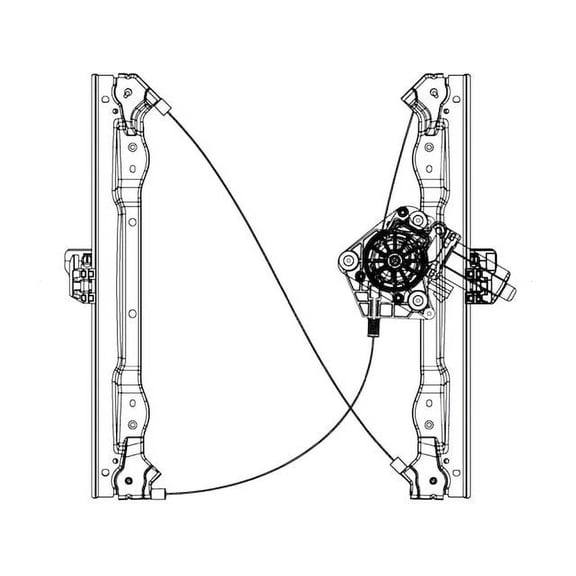 Front Left Window Regulator - Compatible with 2008 - 2010 Dodge Avenger Sedan 2009