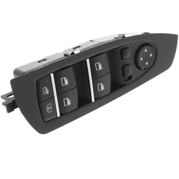 Front Left Window Switch - Compatible with 2011, 2014 - 2016 BMW 528i Base 2.0L 4-Cylinder 2015