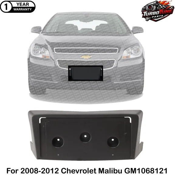 Front License Plate Bracket For 2008-2012 Chevrolet Malibu GM1068121 15823714