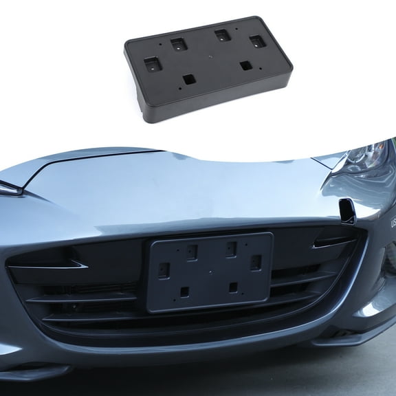 Front License Plate Bracket for 2016 Mazda MX-5(U.S. Version), Front License Plate Bracket Parts, Front Bumper License Plate Frame