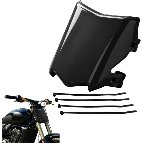 Front License Plate Guard, Curved Design for Motorcycle, Dirt Bike, ATV