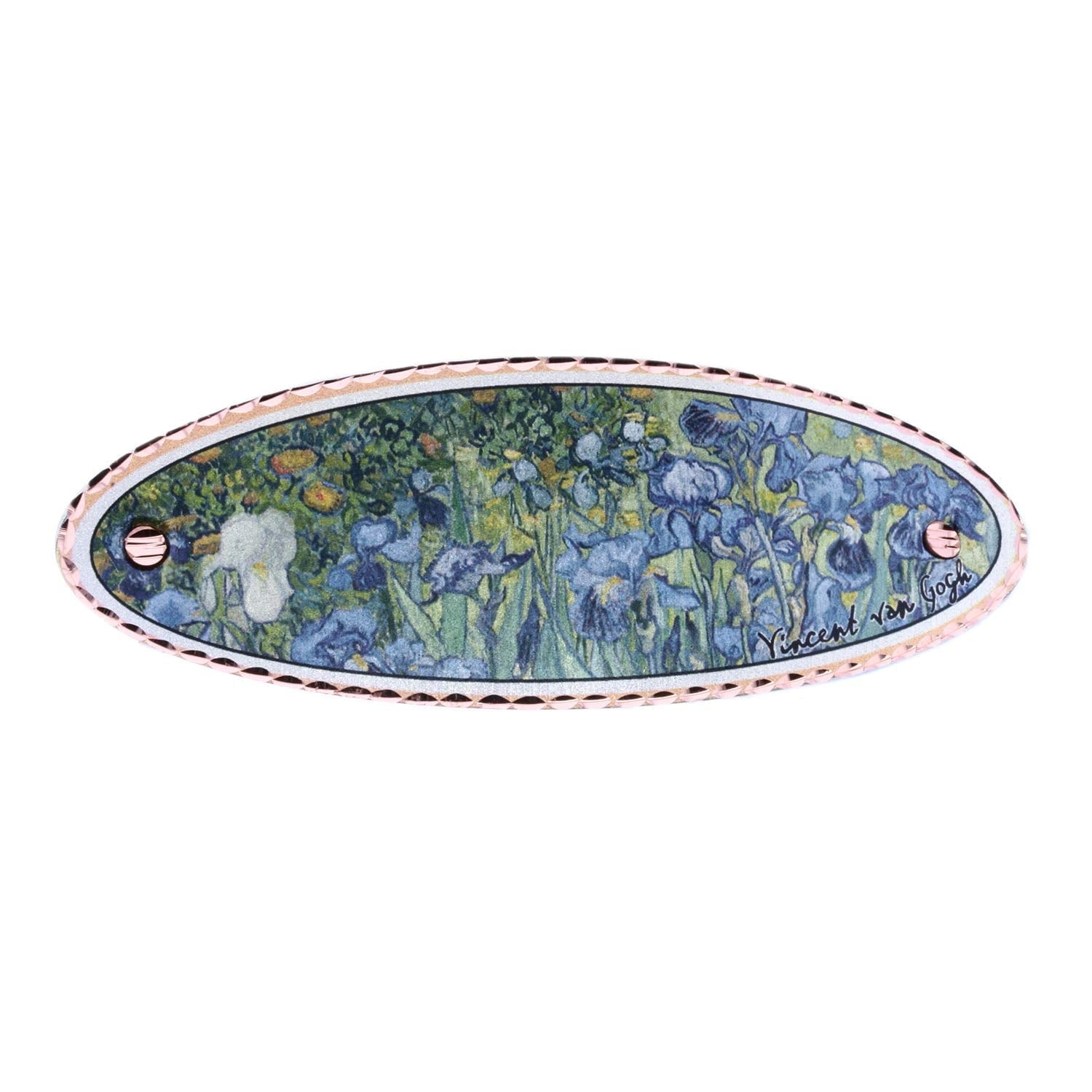 Front Line Jewelry Irises Flower Hair Clips, Multicolor, 1 ct