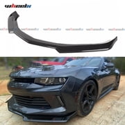 Front Lip Compatible with 2016-2024 Chevy Camaro LT LS RS SS, Air Dam Lower Chin Spoiler Splitter Fit for 16-24, Protection Body Kit Carbon Fiber Pattern