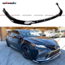 Front Lip Compatible with Toyota Camry SE XSE 2021-2024, 3Pcs/Set Bumper Air Dam Lower Chin Splitter Protection Body Kit Fits for 2021 2022 2023 2024 (Gloss Black)