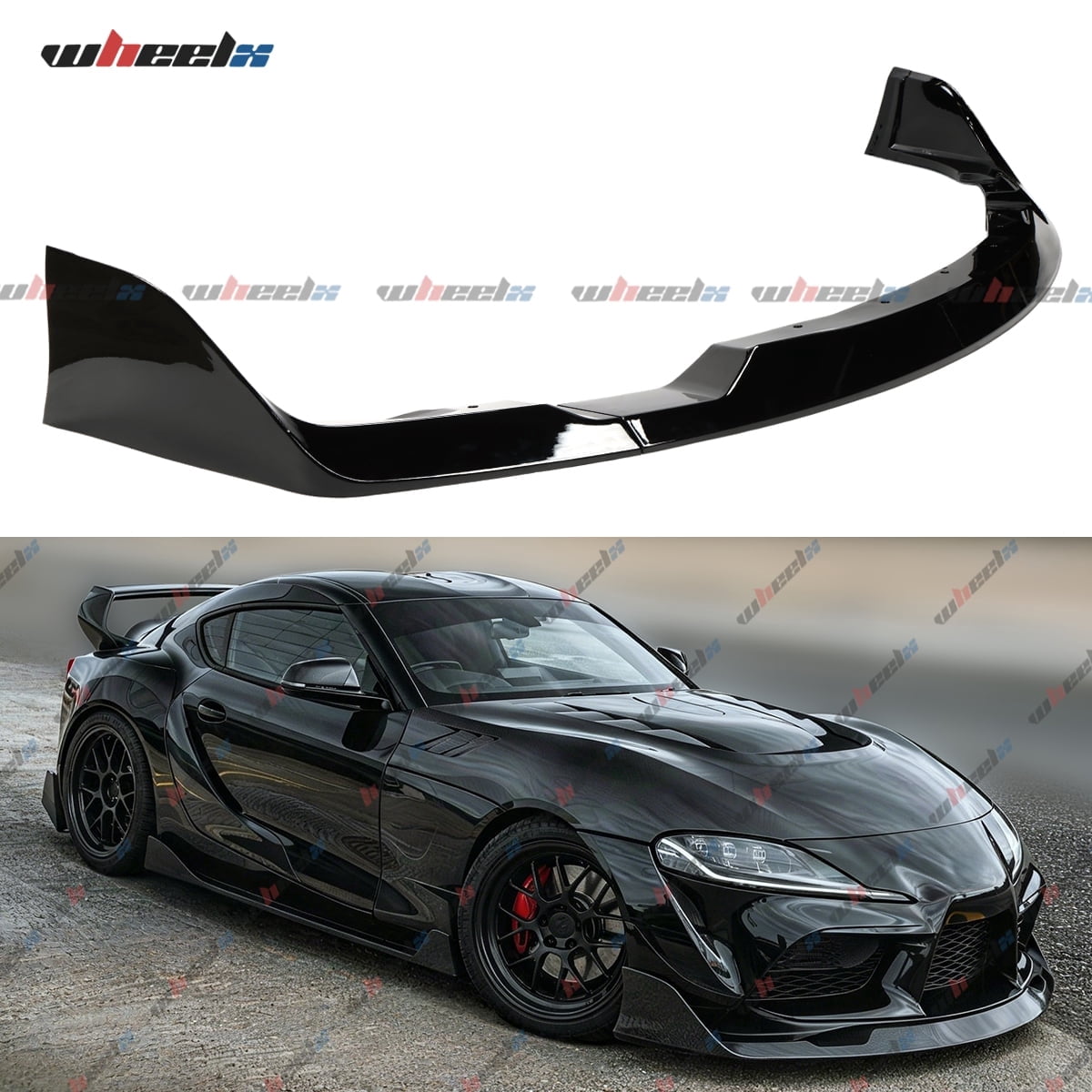 Lower Body Kit Front Lip Compatible with 2020-2024 Toyota GR Supra A90 A91, AG Style ...