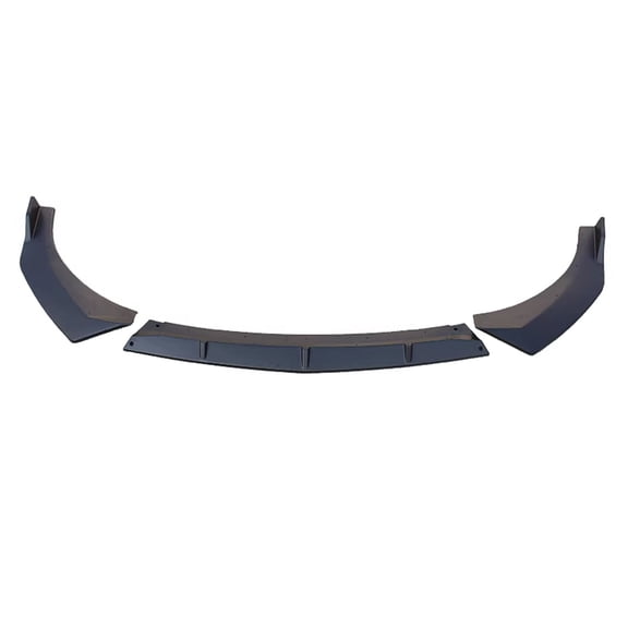 Front Lip Spoiler Splitter For Hyundai Elantra, Car Front Bumper Spoiler Lip Body Kit Front Spoiler Diffuser Accessories-Matte black-2021-2022